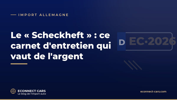 Le Scheckheft, carnet d'entretien allemand — Econnect Cars