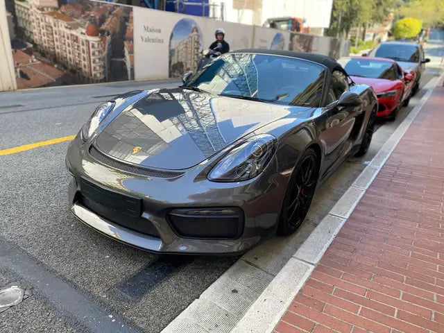 Porsche 981 Spyder gris