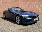 BMW Z4 sDrive28i Roadster bleu — avant