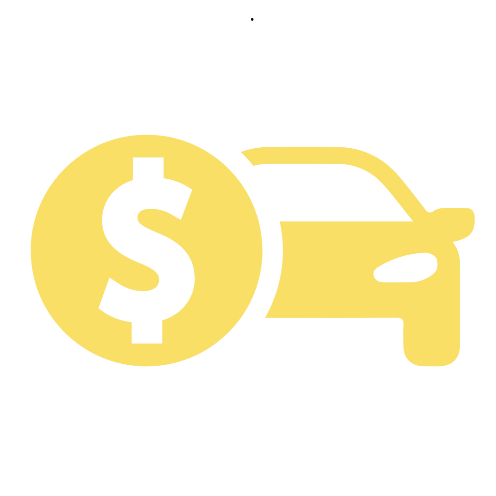 Icône prix voiture : pièce devant une auto — économies grâce à l’import d’Allemagne – Econnect Cars